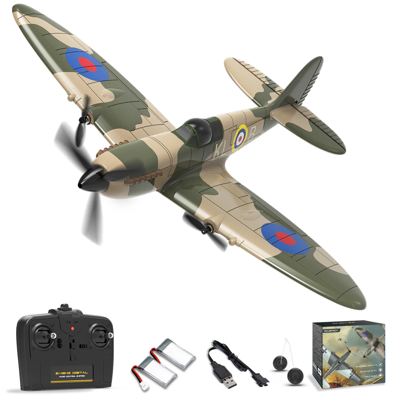 VOLANTEXRC Spitfire 400mm 3CH RTF-76205