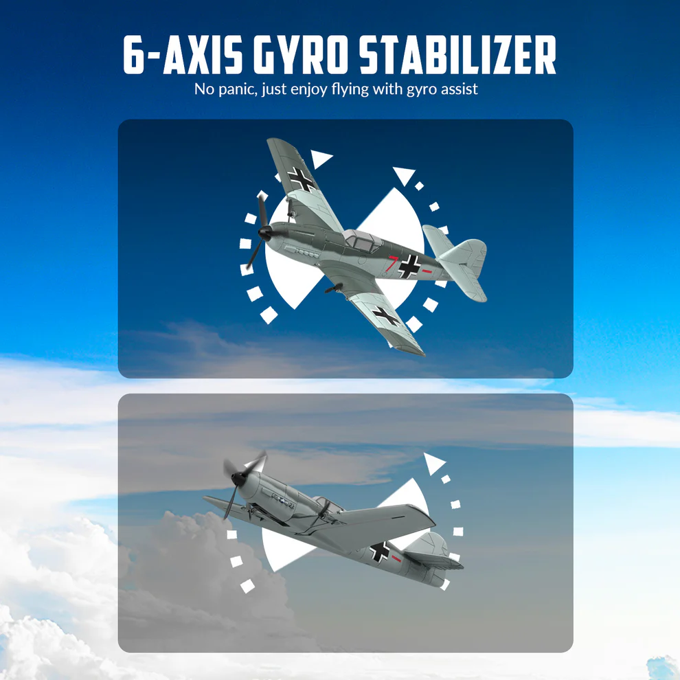 VOLANTEXRC BF109 400mm RTF RC Warbirds Aircraft 3CH-76206