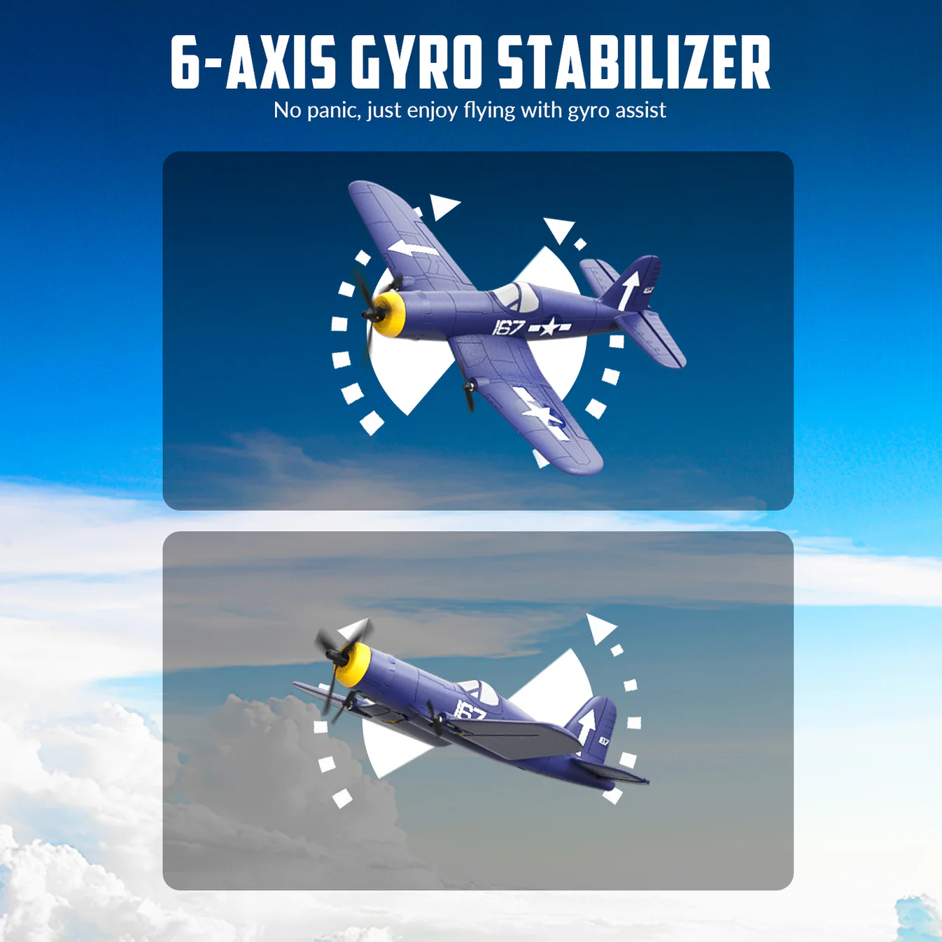 VOLANTEXRC F4U 400mm 3CH RTF-76208