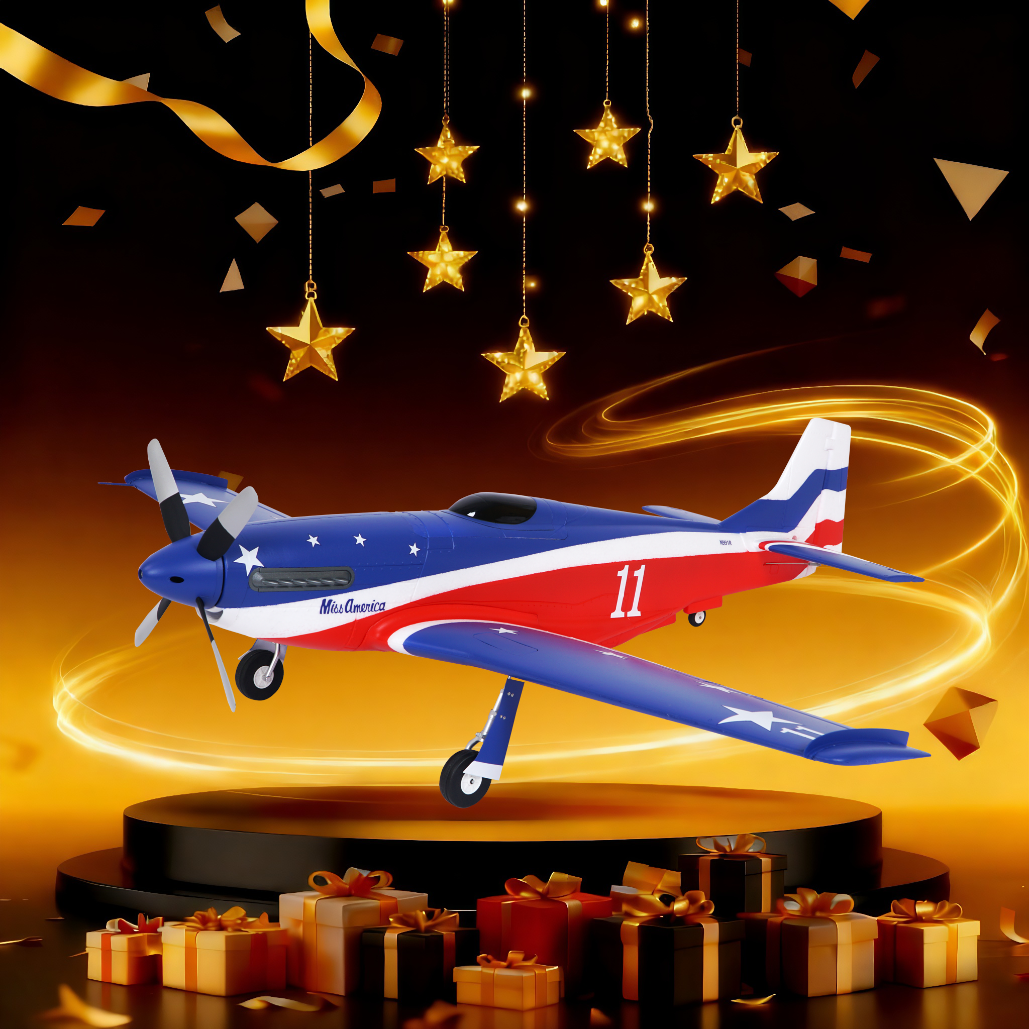 FMS 1100mm P-51 Miss America PNP