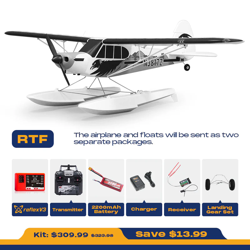 ラジコン飛行機　FMS 1300mm PA-18 Cub 新品・未組立 PA-18 Super Cub 1300mm | Reflex V3 | Beginner's Delight