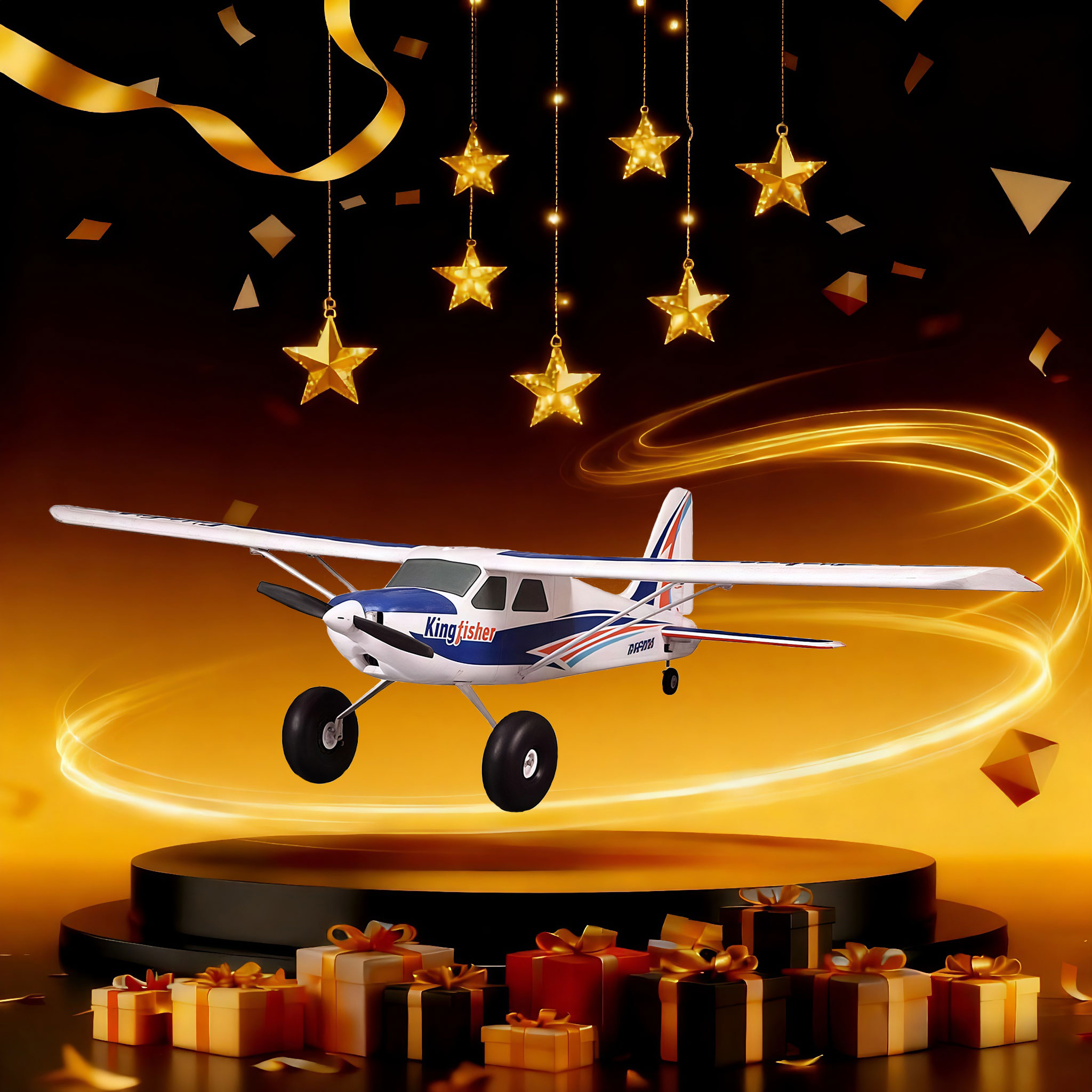 FMS 1400mm Kingfisher with Reflex V3 PNP