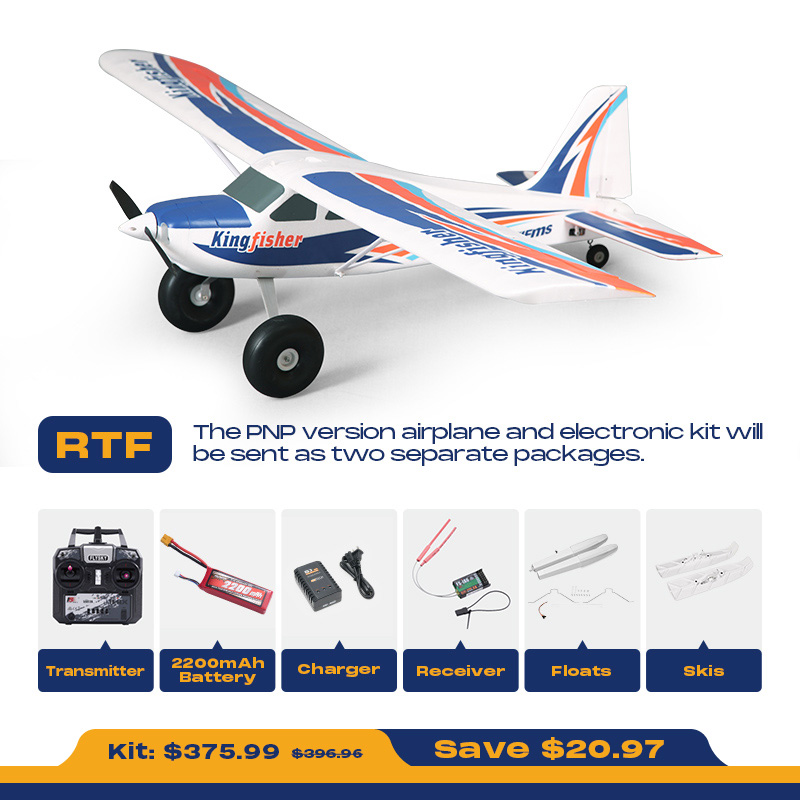 FMS 1400mm Kingfisher with Reflex V3 PNP