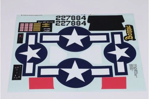 1500mm P-47 Decal Sheet