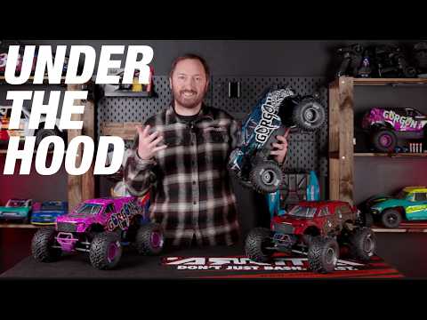 1/10 ARRMA 223S GORGON RC Monster Truck Under The Hood