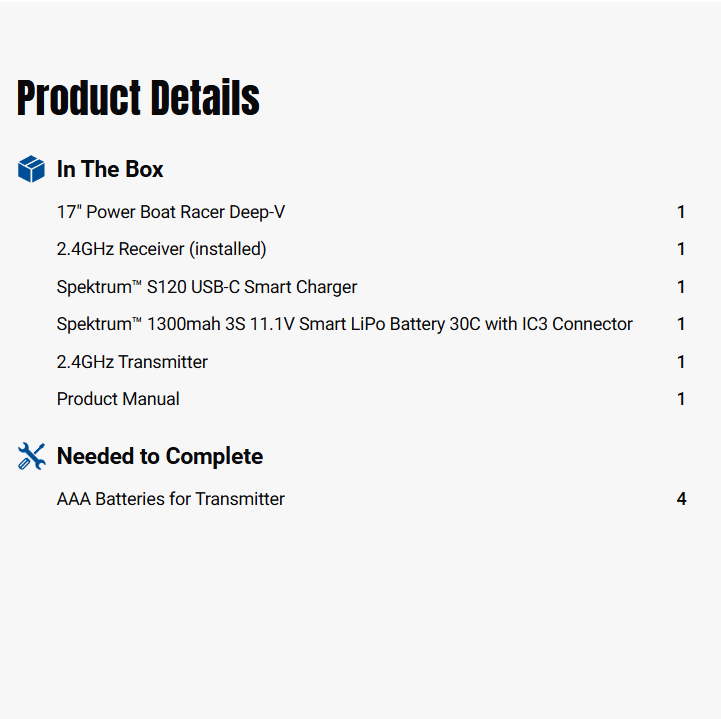 Pro Boat Lucas Oil 17" Power Boat Racer Self-Righting Deep-V RTR-PRB08044T2