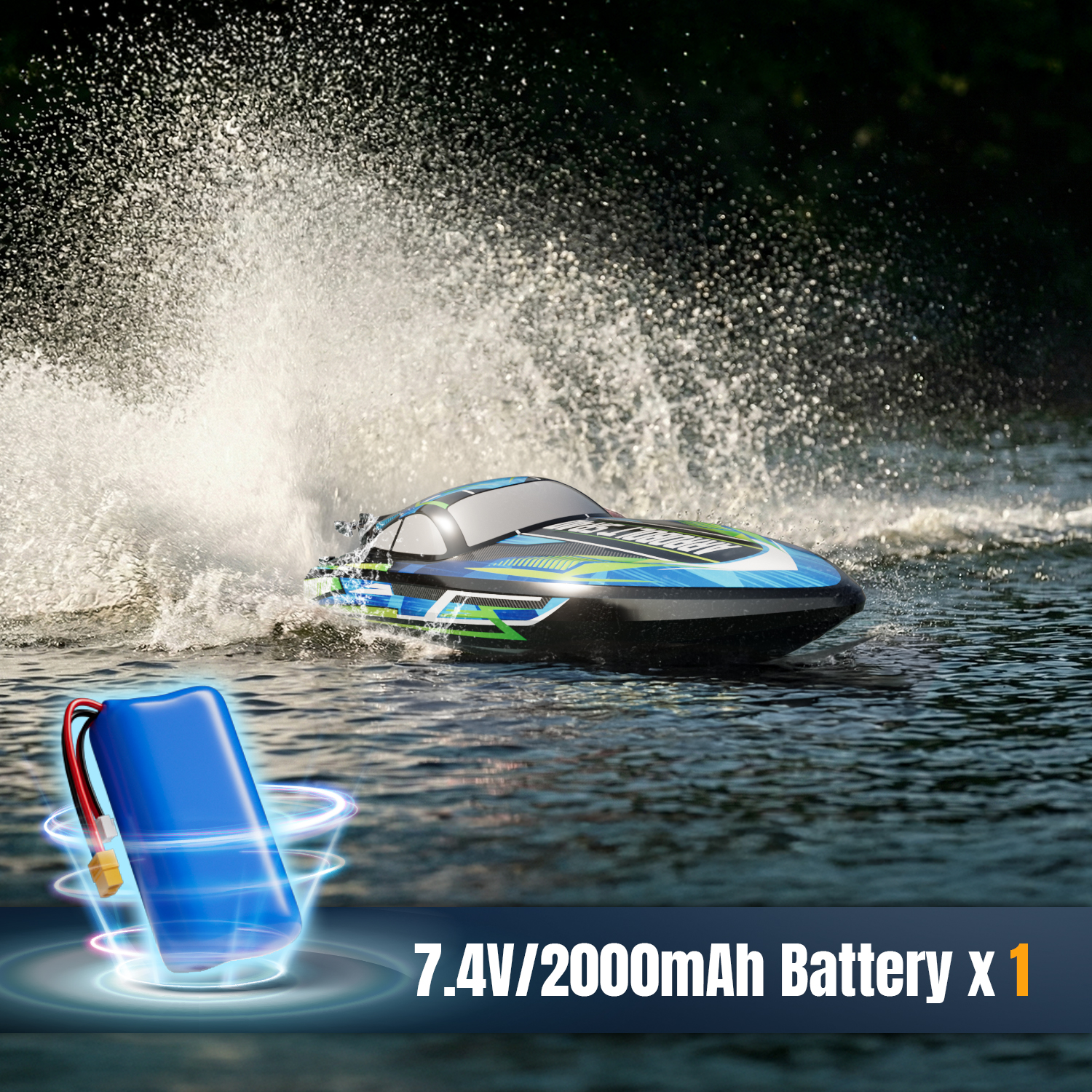 VOLANTEXRC Arrobolt SR 40 Brushless RTR(Blue)-79707