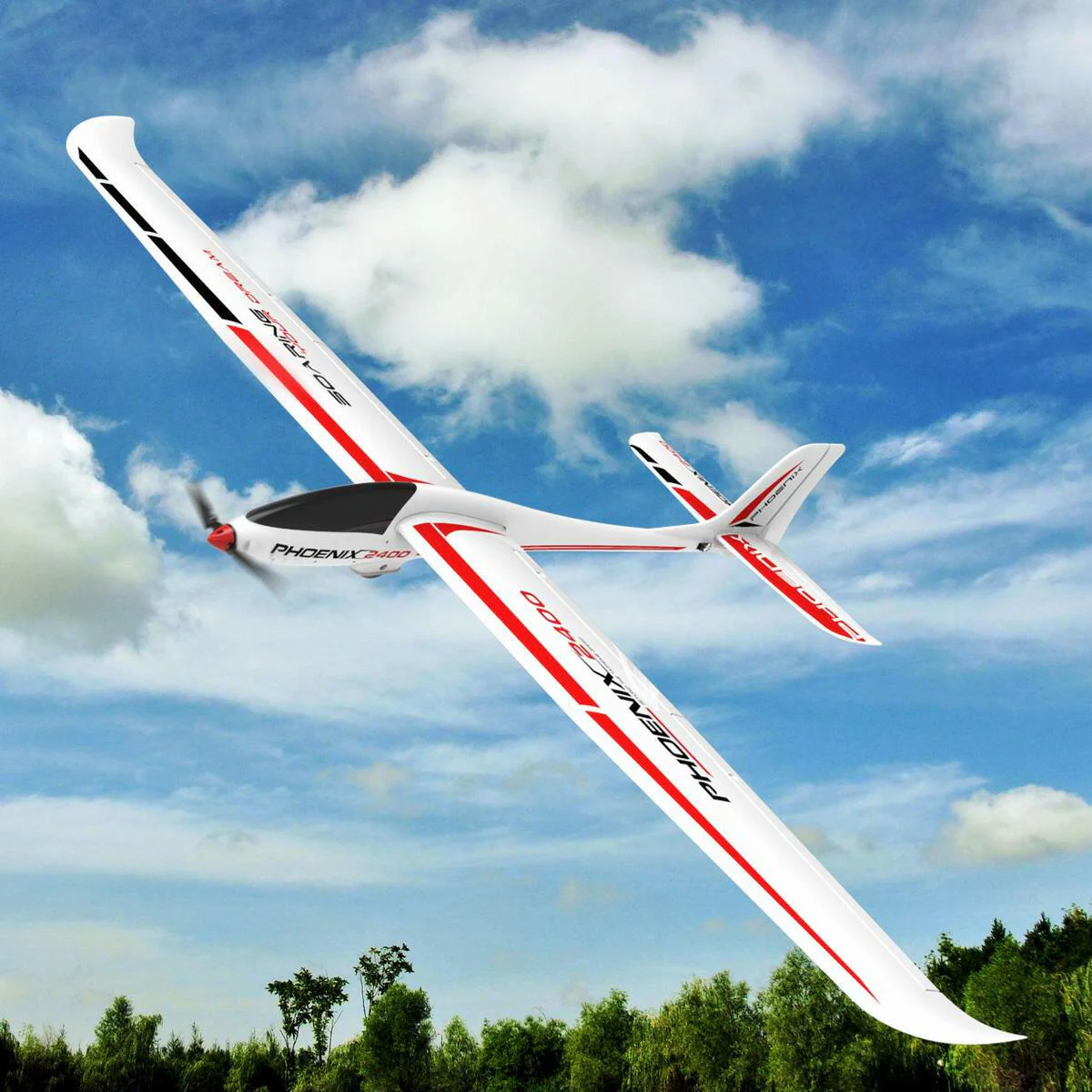 VOLANTEXRC Phoenix2400 PNP 2400mm RC Glider Plane 5CH 94.48''-75903
