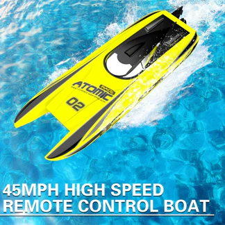 VOLANTEXRC Atomic 45mph High Speed Brushless Remote Control RC Boat (79204) RTR