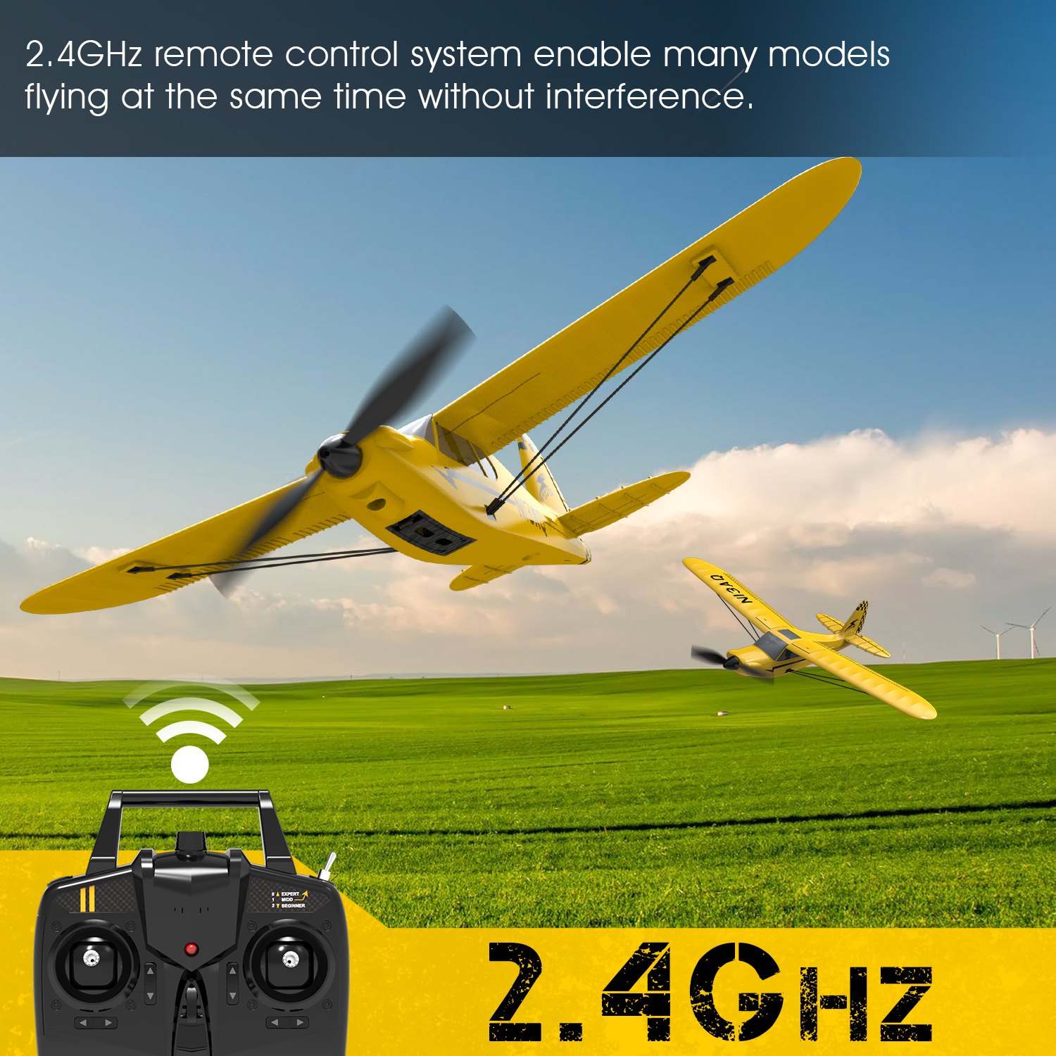 VOLANTEXRC Sport Cub 400mm PNP/RTF 3CH for Beginners 15.7''-76114