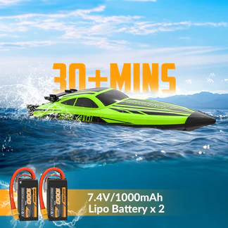 VOLANTEXRC Green SR40 Brushless 30+MPH RC Boat (79705)