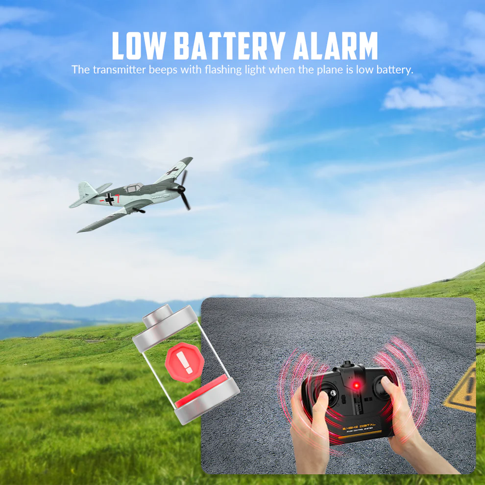 VOLANTEXRC BF109 400mm RTF RC Warbirds Aircraft 3CH-76206