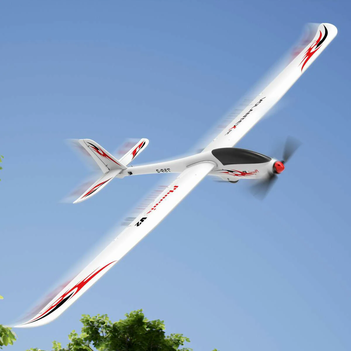 VOLANTEXRC Phoenix V2 2000mm PNP RC Glider Electric RC Airplane 5CH w/ Strong EPO foam 78.7''-75902