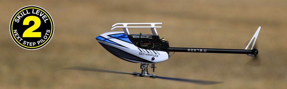 Skill Level 2 for the Blade InFusion 210 BNF Basic RC Helicopter
