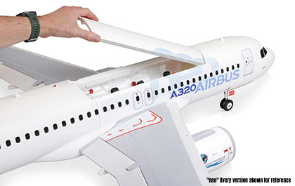 Extra Convenience  for the E-flite Airbus A320neo Twin 64mm EDF RC Jet Airliner