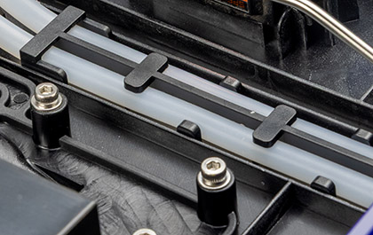 Molded Cooling Line Routing for the Pro Boat® Miss Illinois U-34 34 Inch Brushless Hydro RC Boat
