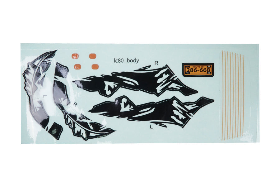 1:18 PATRIOT decal Sheet-HOBBY ZONE