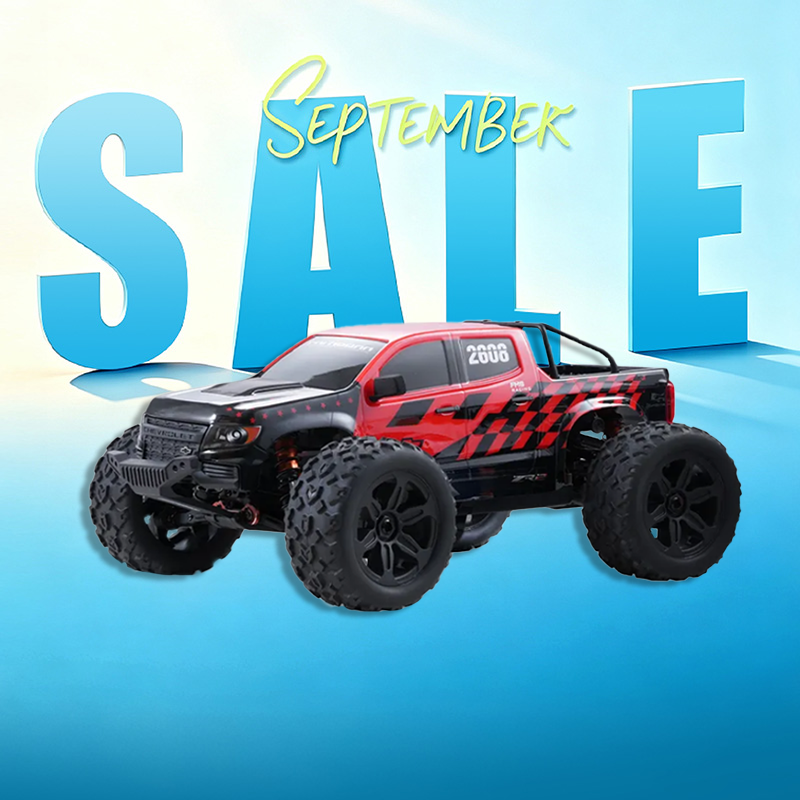 FMS 1:10 FMT10 Chevrolet Colorado Basher RS Brushless Monster Truck-FMS11021RSRD-BK