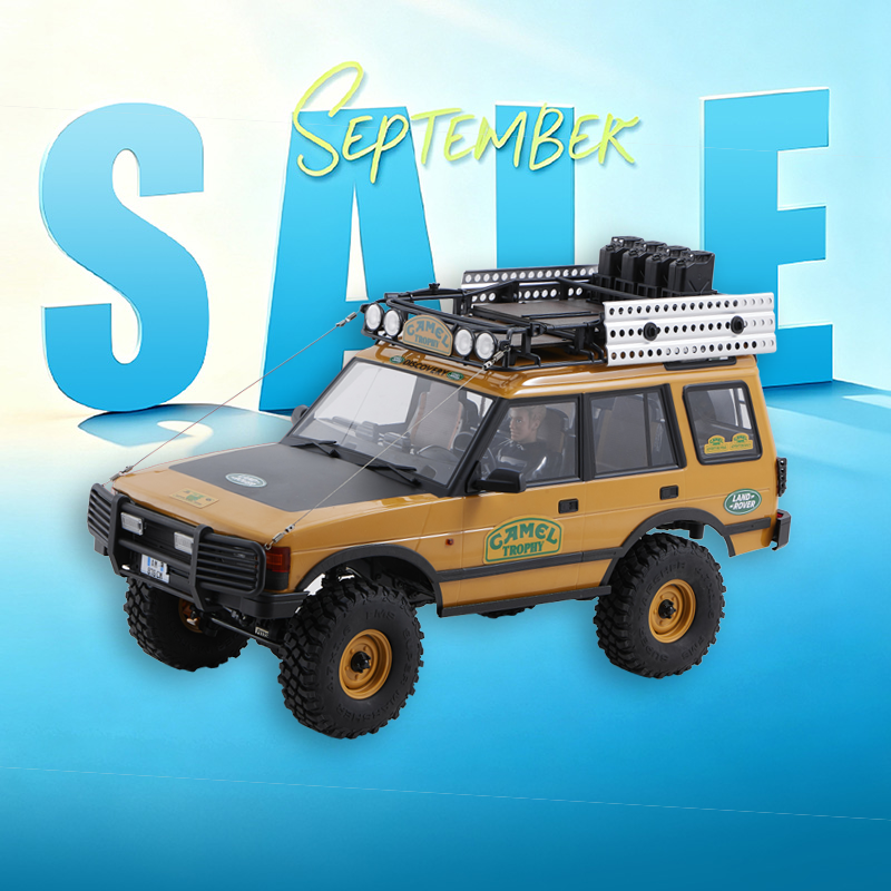 FMS 1:10 FCX10 Land Rover Camel Trophy Edition RS RC Crawlers-FMS11043RSYL-SP