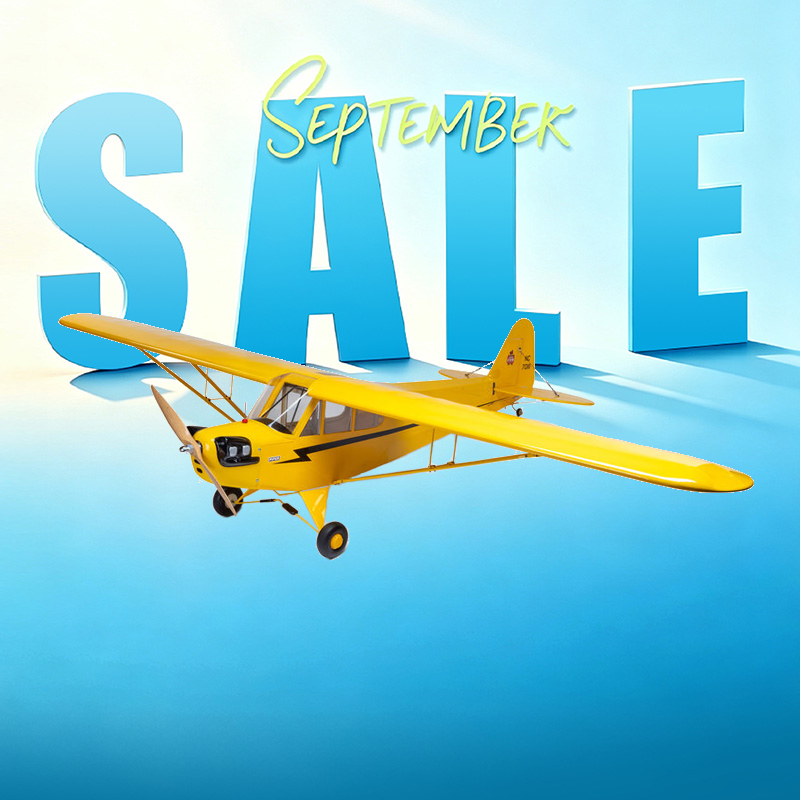 Hangar 9 2100mm J-3 Cub  PNP Basic Electric RC Trainer Airplane-HAN5175