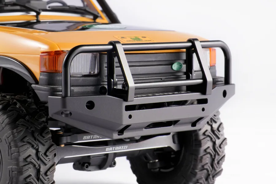 Batrazzi HD Bumper and Grille Guard for FCX24M Land Rovers D90, D110, Range Rover and Discovery-BTZ1123BK-AL