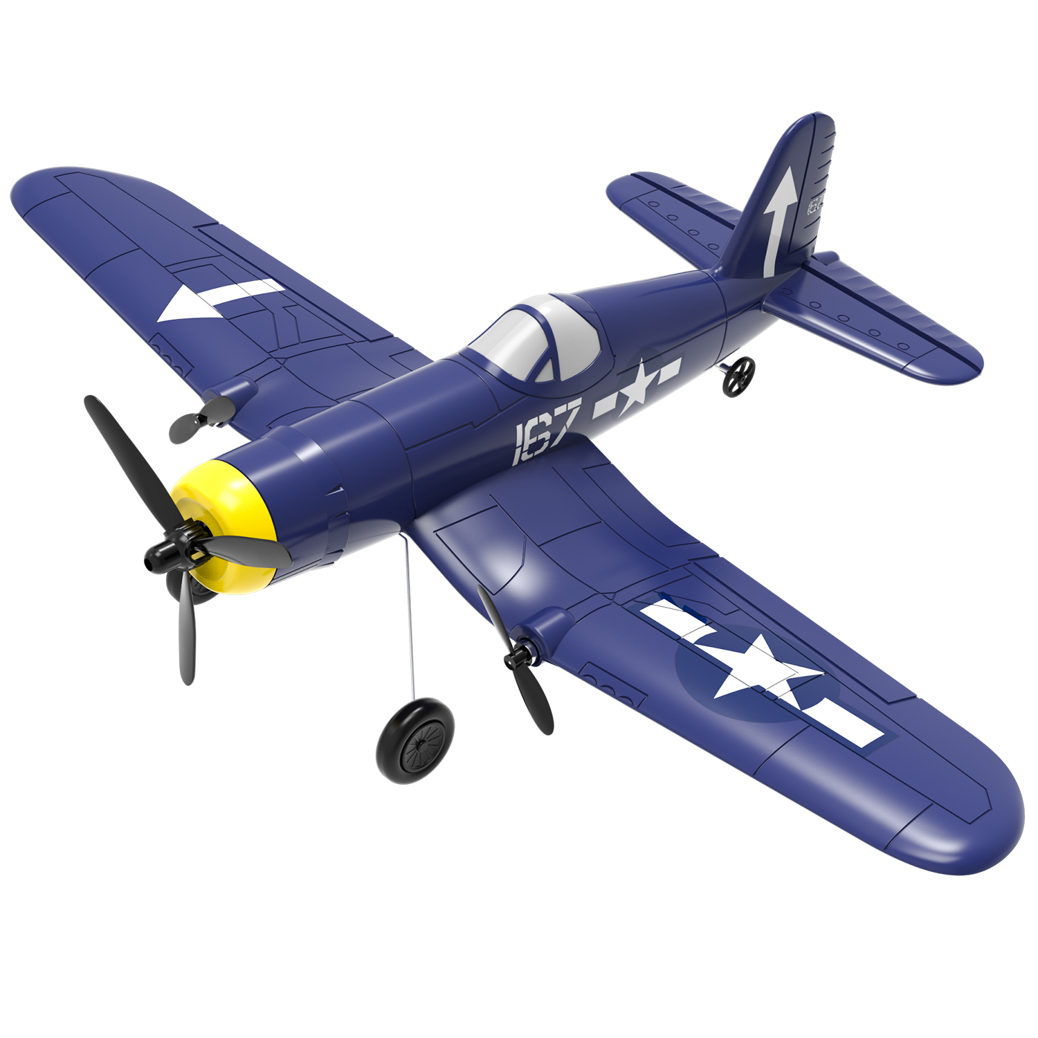 VOLANTEXRC F4U Corsair 400mm RTF RC Warbirds RC Plane 3CH-76208