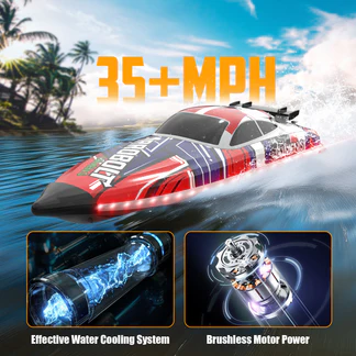 VOLANTEXRC Arrobolt Lumen S Brushless 35+MPH Fast RC Boat 