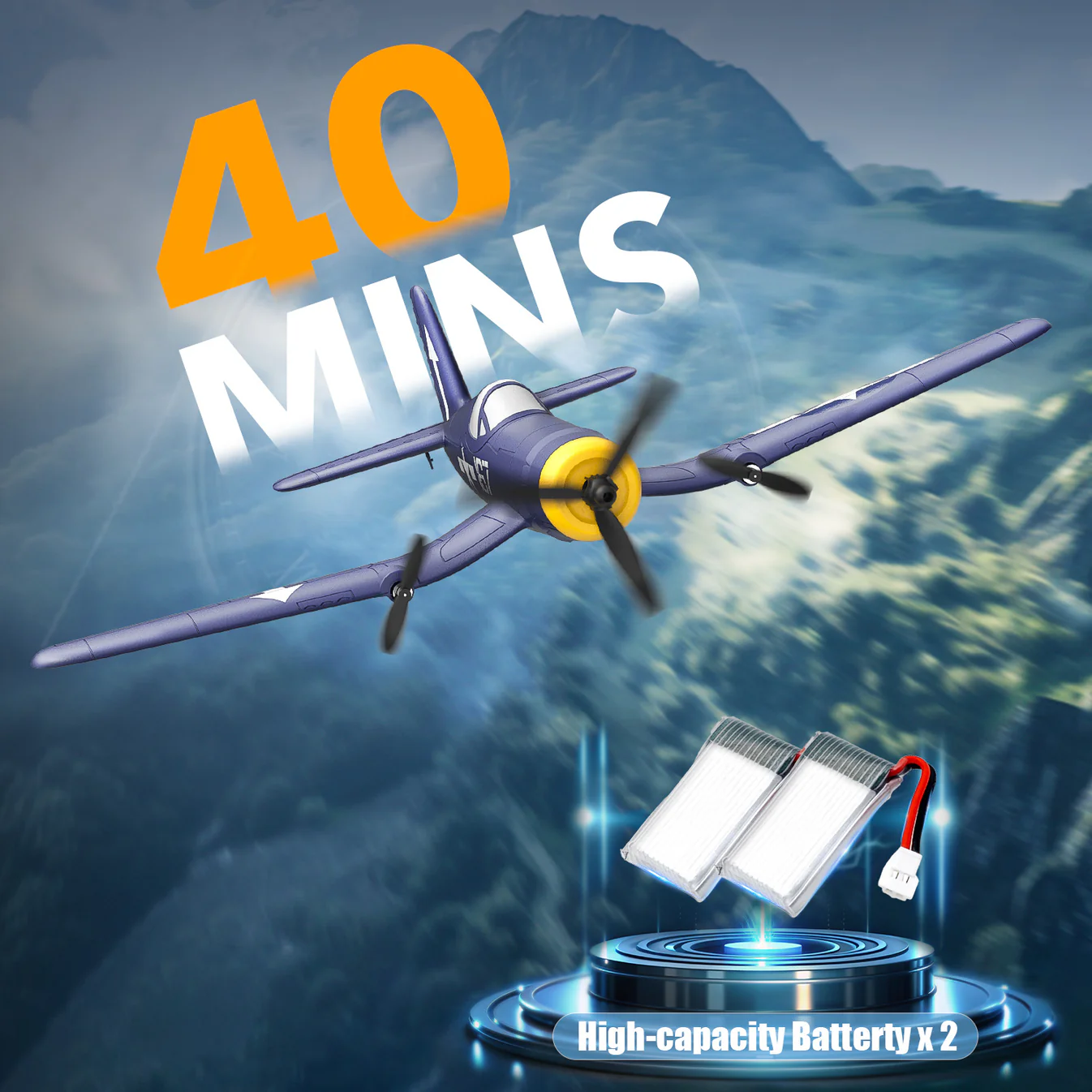 VOLANTEXRC F4U 400mm 3CH RTF-76208