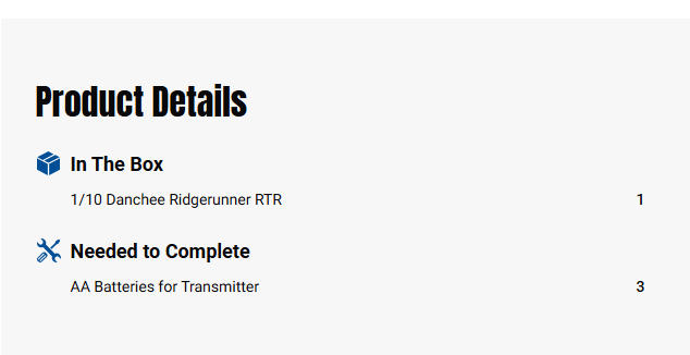 1/10 Danchee Ridgerunner 4x4 Rock Crawler RTR, Red