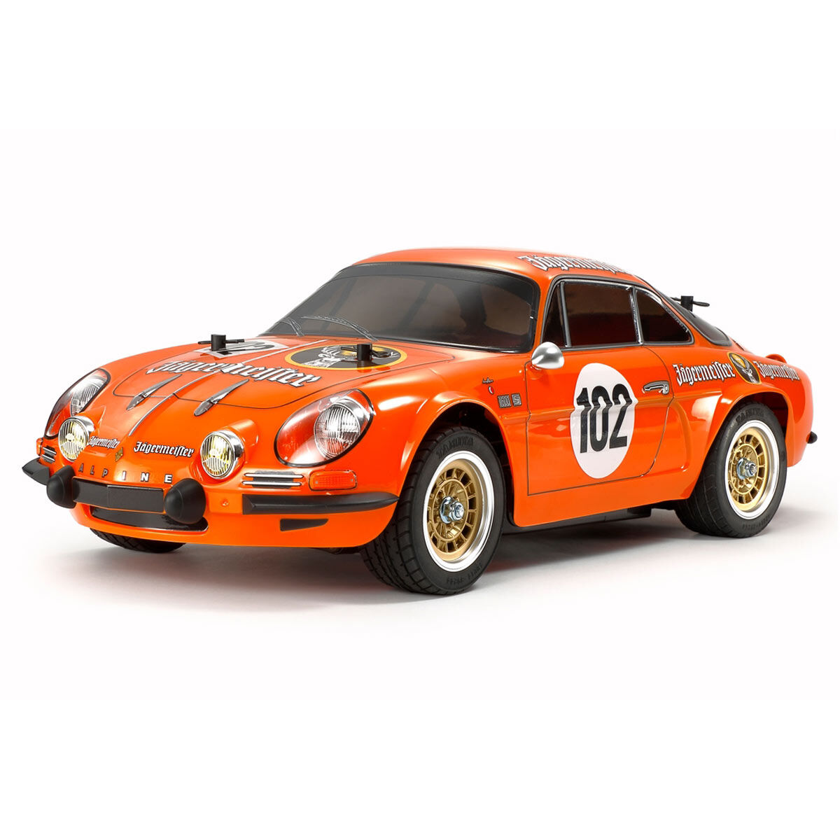 Tamiya 1:10 Alpine A110 Jagermeister 1973 M-06 2WD Brushed On-Road Kit-TAM58708A
