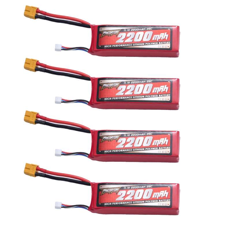 Battery 11.1V 2200mAh 25C XT60 Plug