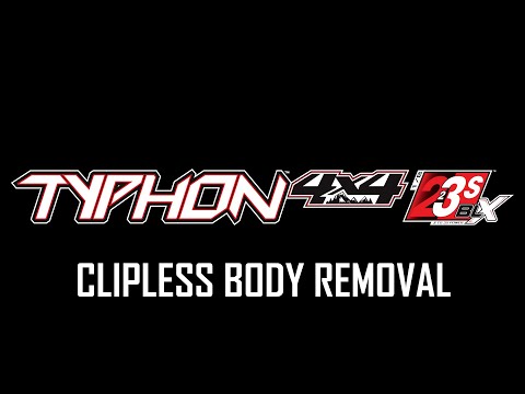 ARRMA TYPHON 223S CLIPLESS BODY REMOVAL