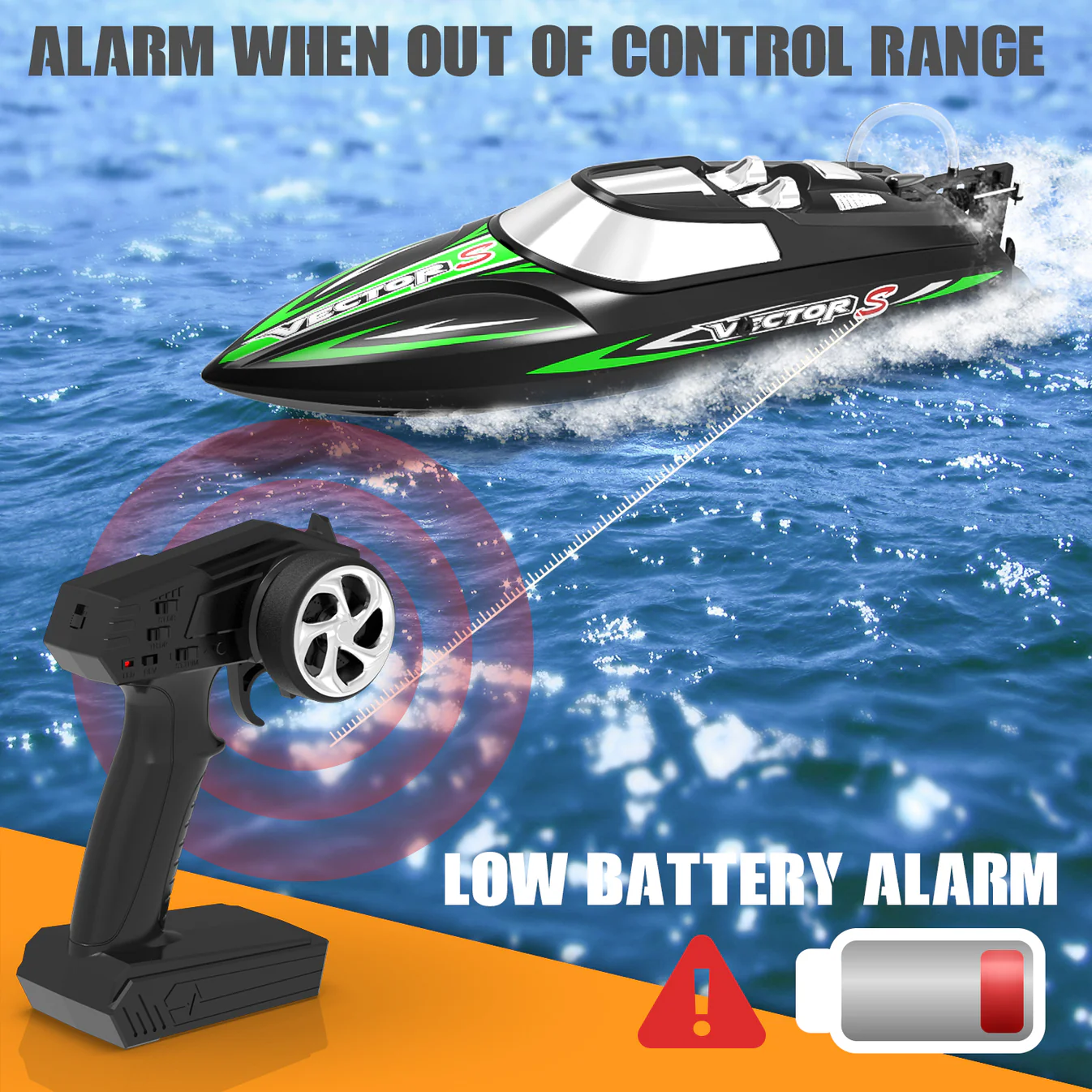 VOLANTEXRC VectorS Brushless RC Boat