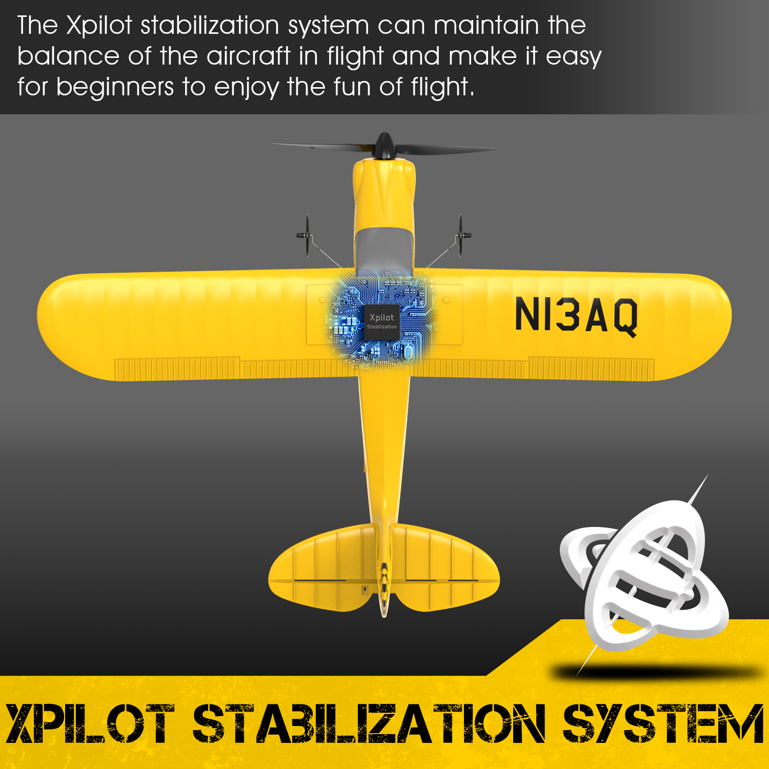 VOLANTEXRC Sport Cub S2 400mm PNP/RTF RC Trainer Air3CH for Beginners
