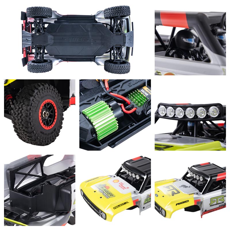 FMS 1:18 FSC18 FORD BRONCO RTR/RS RC Desert Truck-FMS11871RTR