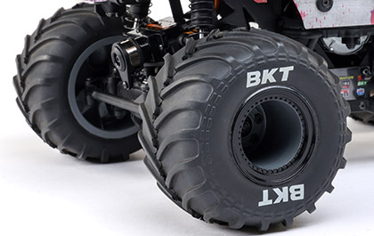 BKT TIRES for the Losi 1/18 Mini LMT Zombie RC Monster Truck