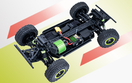 FMS 1:18 FSC18 FORD BRONCO RTR/RS RC Desert Truck-FMS11871RTR