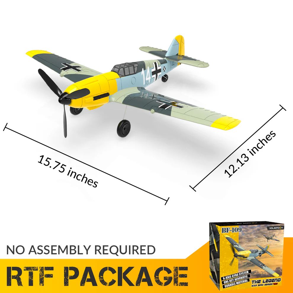 VOLANTEXRC BF109 (RTF) 4CH 400mm with Gyro (15.7'') 76111