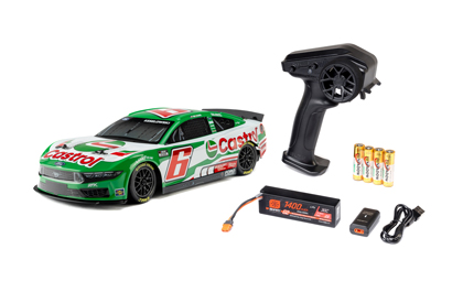 FULLY READY-TO-RUN for the Losi 1/12 NASCAR Brad Keselowski No. 6 2026 Castrol Ford Mustang