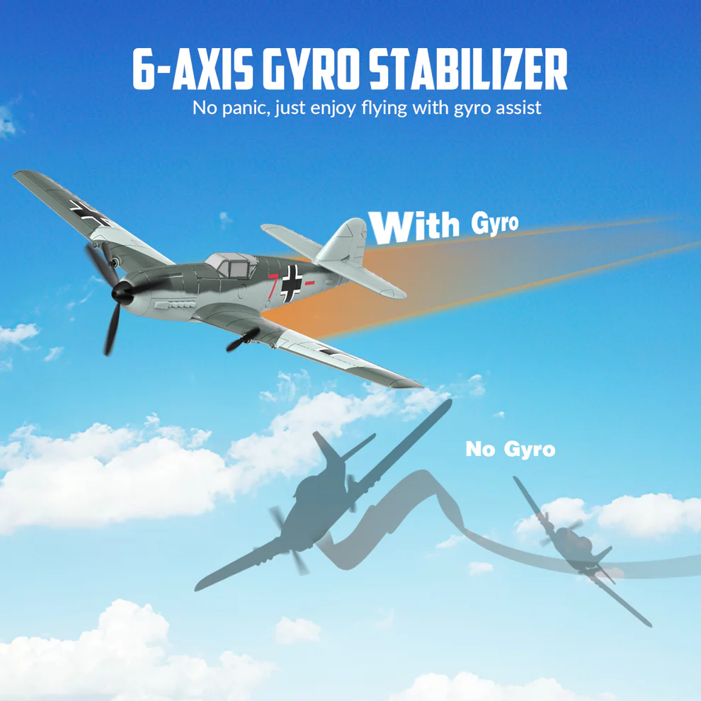 VOLANTEXRC BF109 400mm RTF RC Warbirds Aircraft 3CH-76206