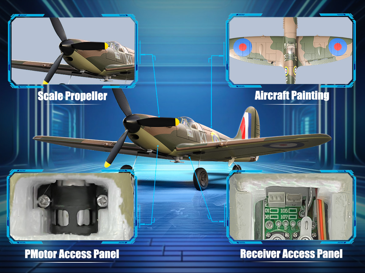 VOLANTEXRC Spitfire PNP- 76112