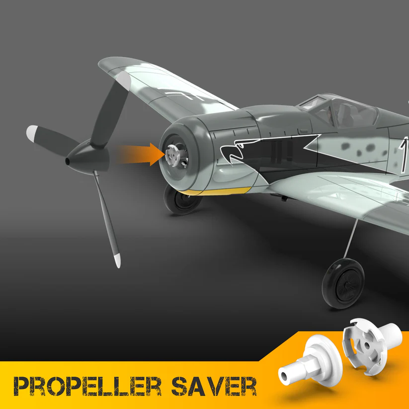 VOLANTEXRC FW190 400mm RTF RC Warbirds Micro RC Aircraft 4CH w/ 3 Modes  15.7''-76117