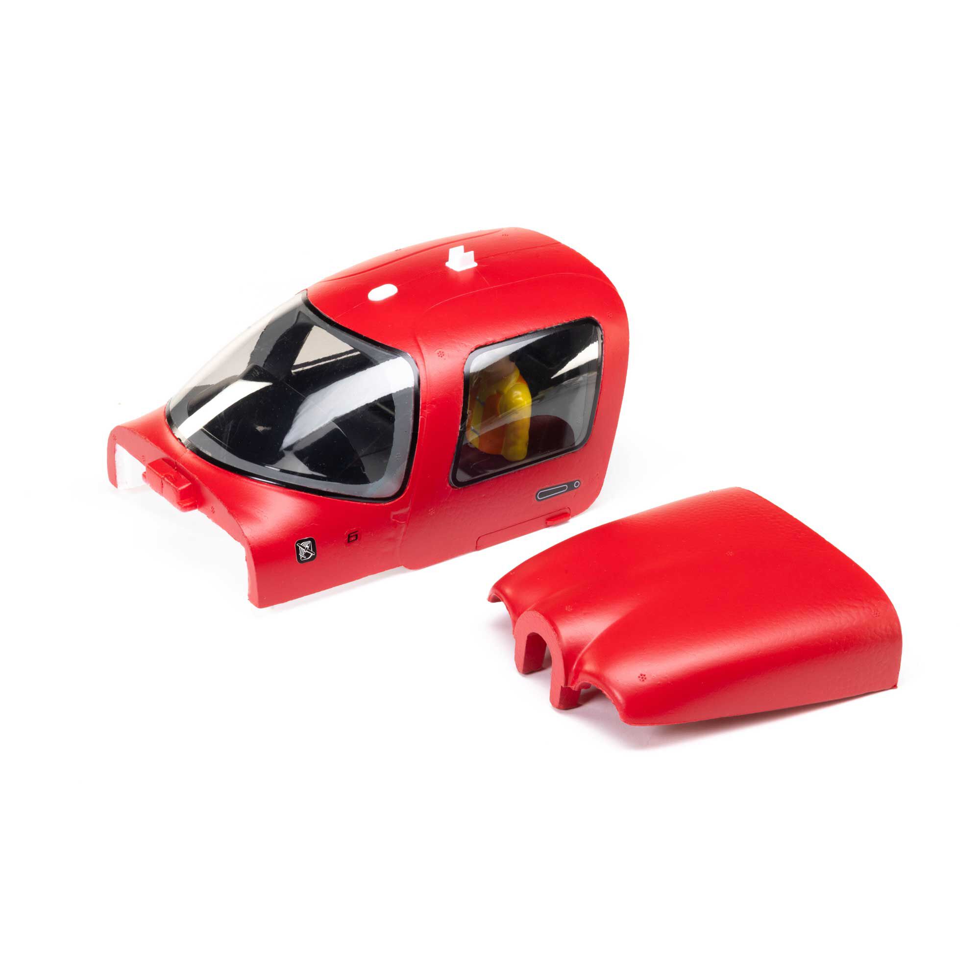 Cabin and Top Cowl Hatch, Red: SR22T 1.5m