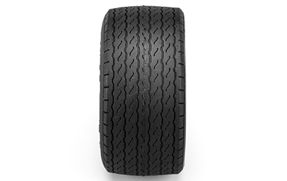 Realistic Street Tire Appearance for the Pro-Line 1/12 Goodyear Blue Streak VTA Front Tires Mounted 8mm Gray Wheels (2): Losi NASCAR® Race Car