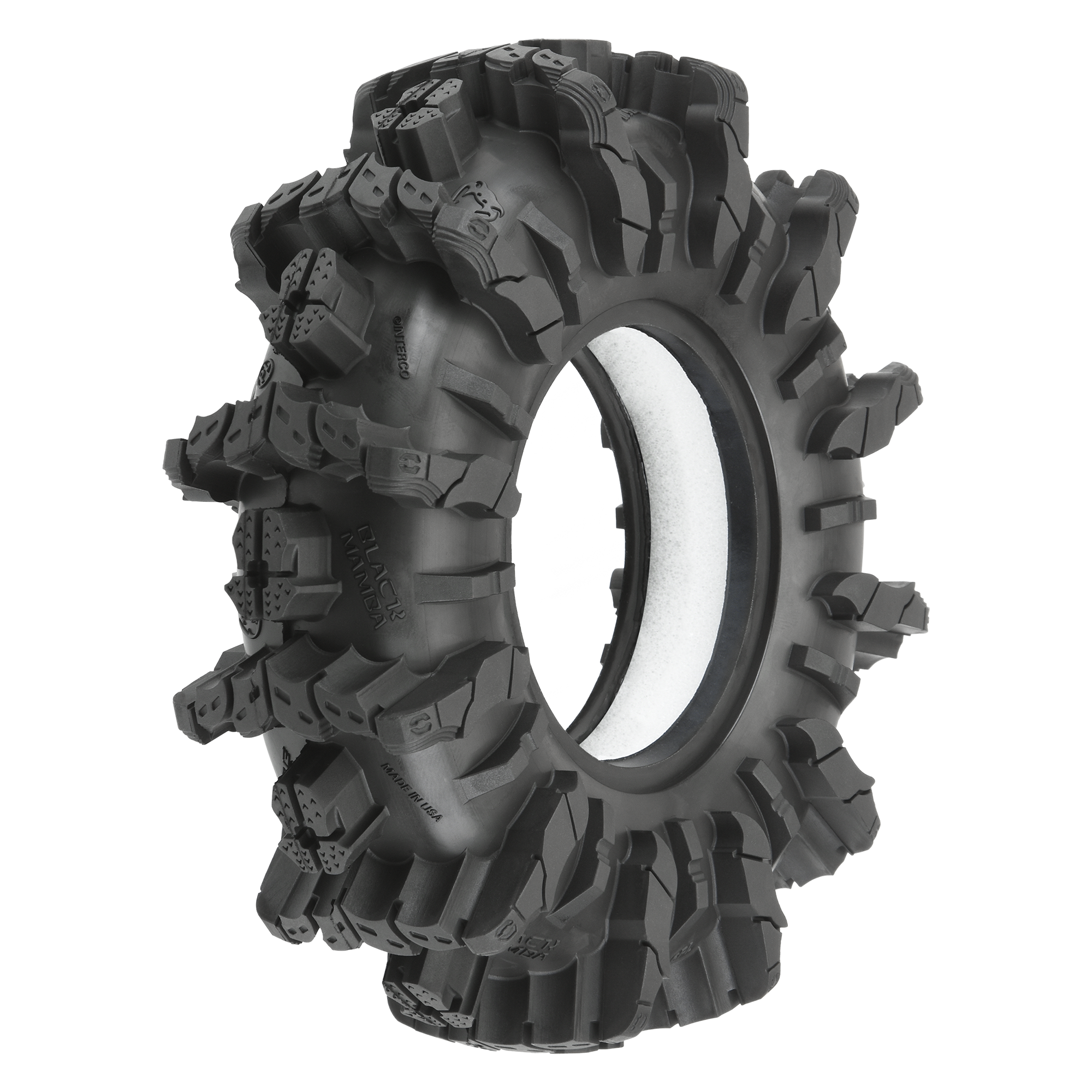 1/10 Interco Black Mamba Front/Rear 2.6" Mud Truck Tires (2)