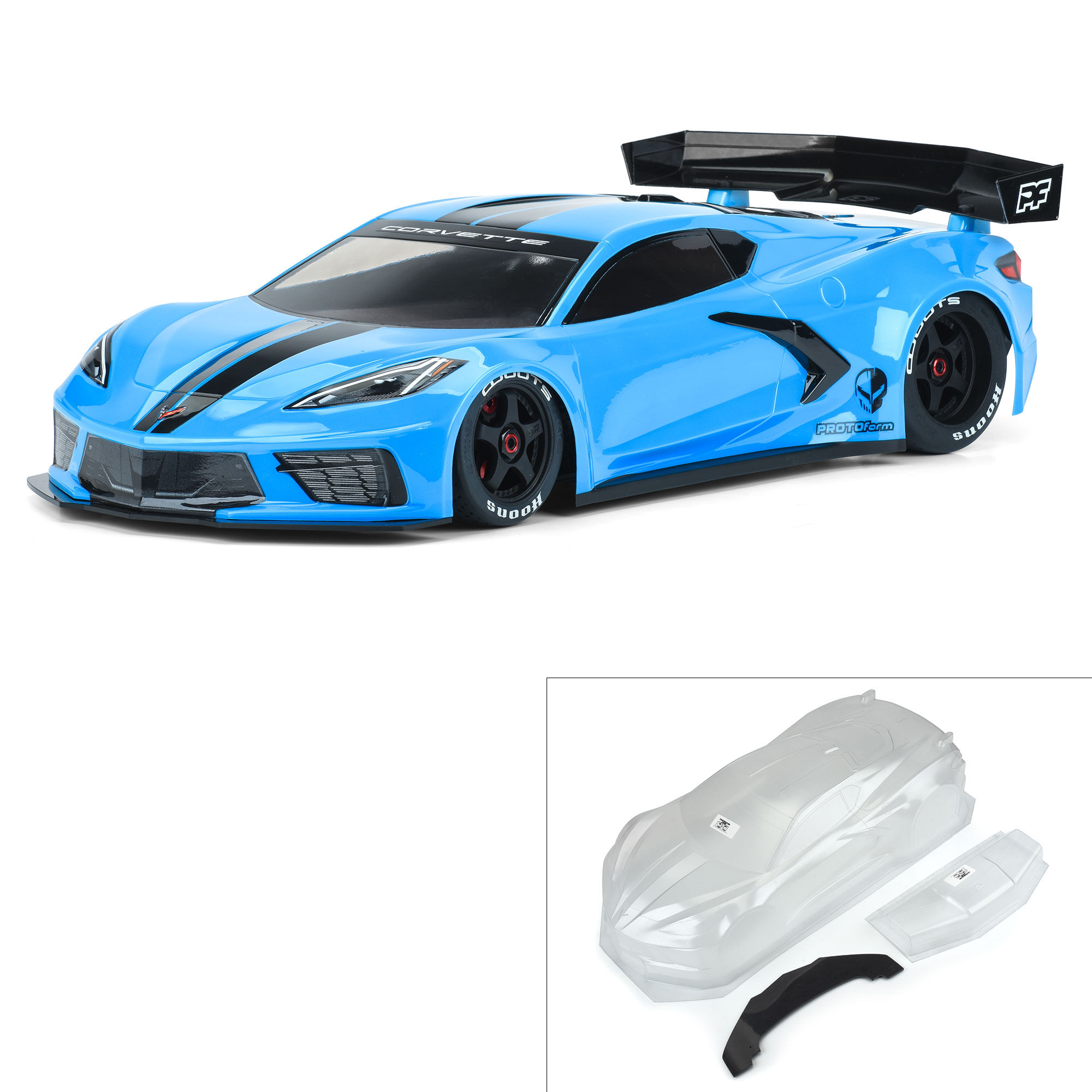 PROTOform Corvette C8 Clear Body Felony & Infraction-PRM157700