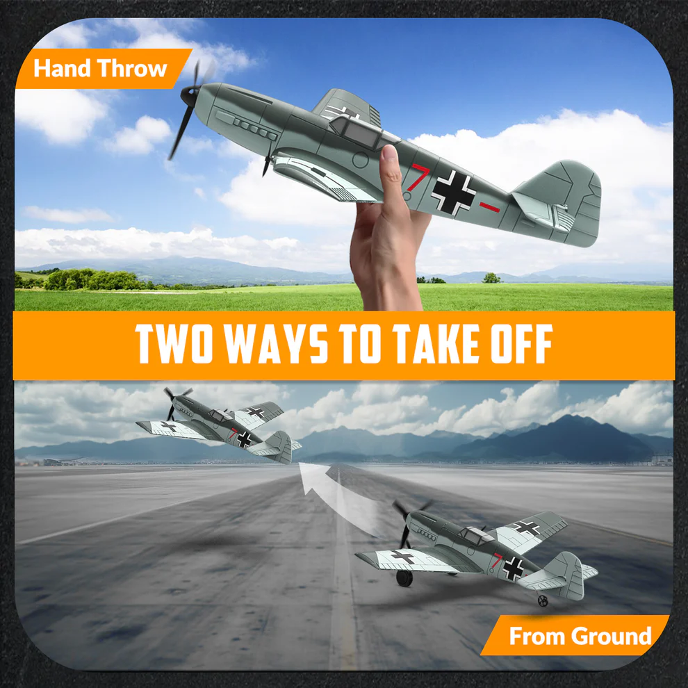 VOLANTEXRC BF109 400mm RTF RC Warbirds Aircraft 3CH-76206