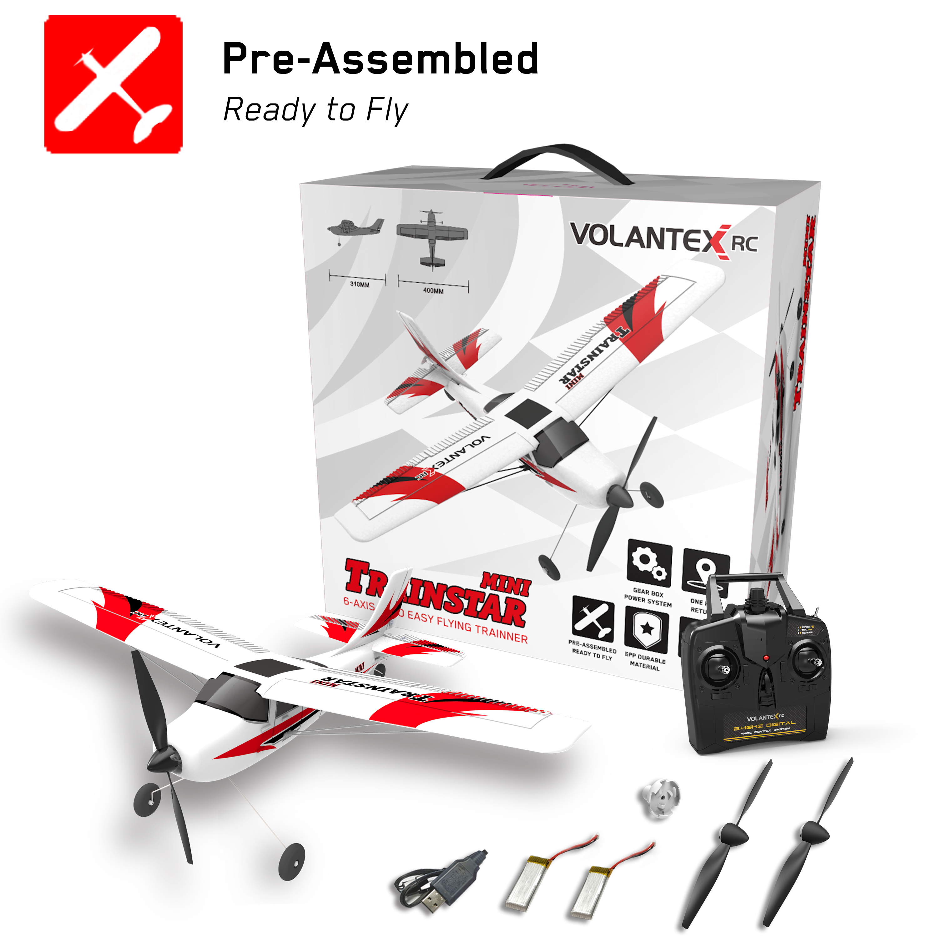 VOLANTEXRC Trainstar Mini  400mm  3CH  RTF-76101 3CH 