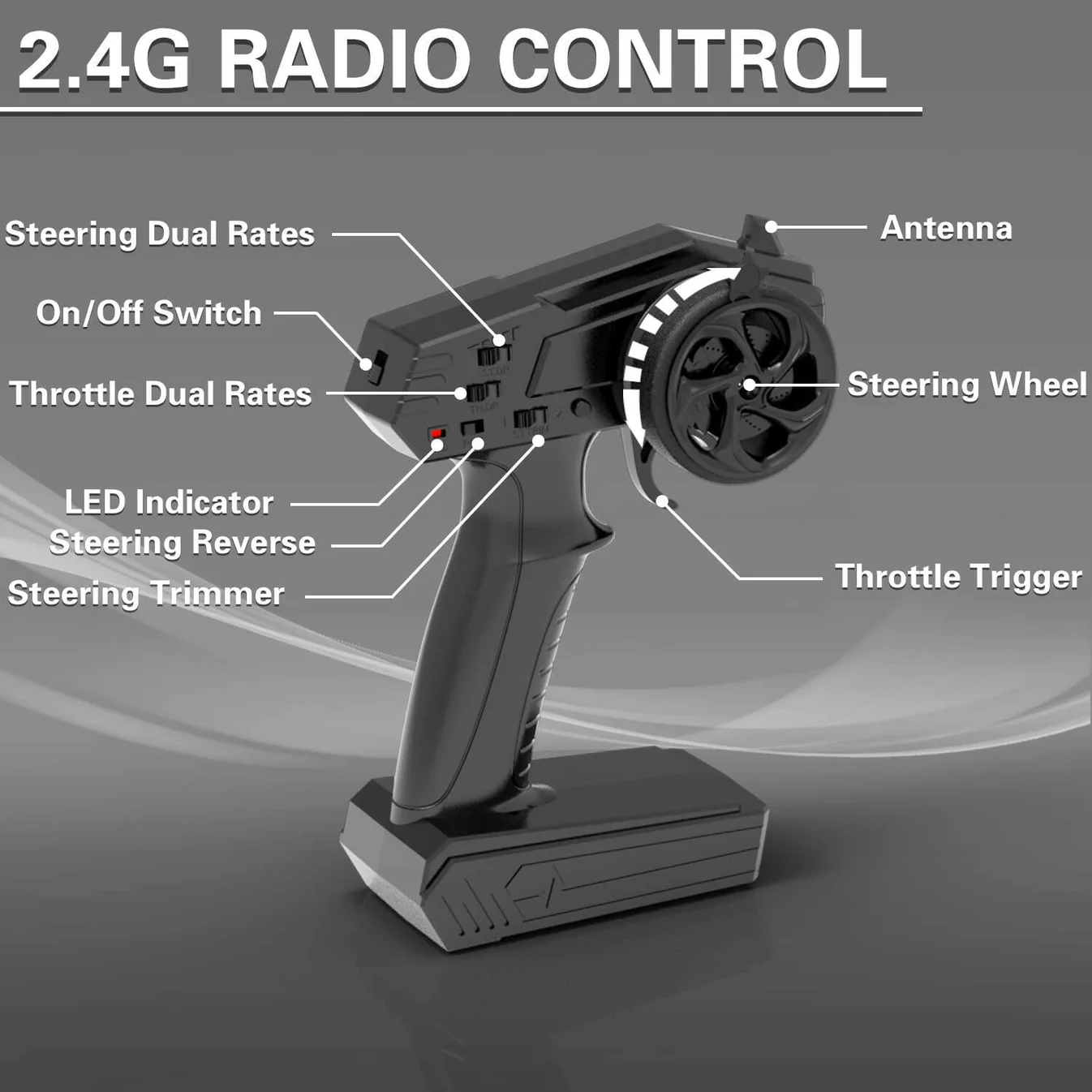 VOLANTEXRC AtomicXS Remote Control Boat for Kids Play in Pool Easy Running Great Gift Boat