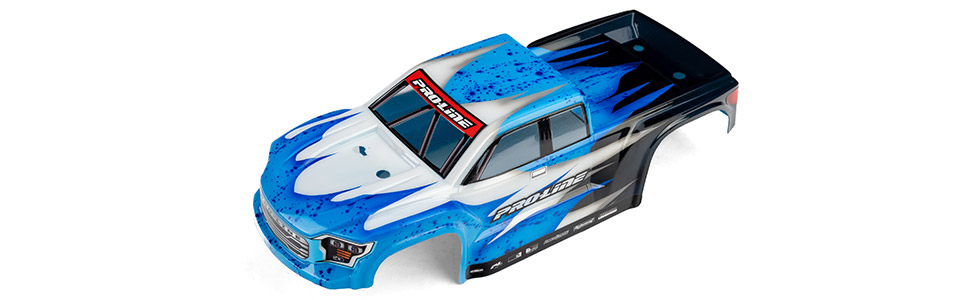 Your Build Starts Here. for the Pro-Line 1/16 Brute Clear RC Body for Traxxas Mini Maxx